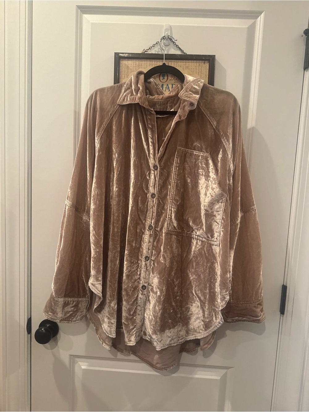 Free People We The Free Night Skies Velvet Top - Picture 3 of 9